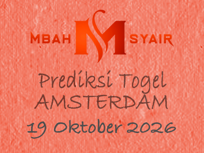 Kode Syair Amsterdam 19 Oktober 2026 Hari Senin