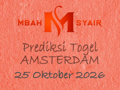 Kode Syair Amsterdam 25 Oktober 2026 Hari Minggu