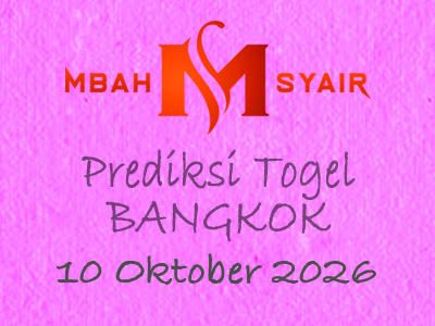 Kode Syair Bangkok 10 Oktober 2026 Hari Sabtu