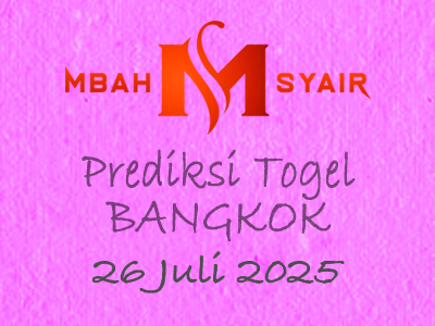 Kode Syair Bangkok 26 Juli 2025 Hari Sabtu