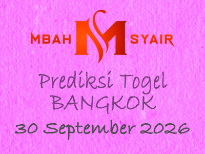 Kode Syair Bangkok 30 September 2026 Hari Rabu
