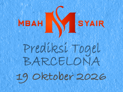 Kode Syair Barcelona 19 Oktober 2026 Hari Senin