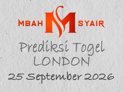 Kode Syair London 25 September 2026 Hari Jumat