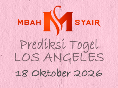 Kode Syair Los angeles 18 Oktober 2026 Hari Minggu
