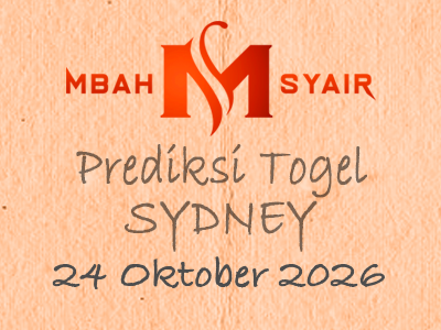 Kode Syair Sydney 24 Oktober 2026 Hari Sabtu