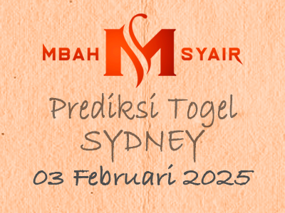 Kode Syair Sydney 3 Februari 2025 Hari Senin