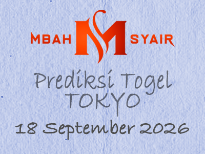 Kode Syair Tokyo 18 September 2026 Hari Jumat