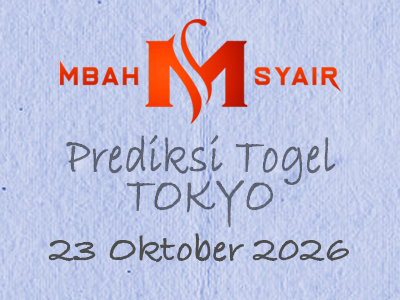 Kode Syair Tokyo 23 Oktober 2026 Hari Jumat