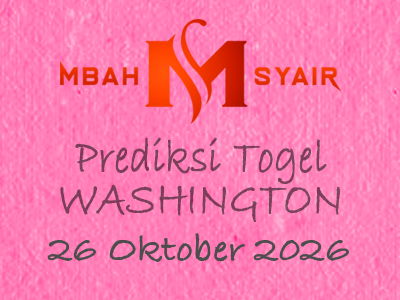 Kode Syair Washington 26 Oktober 2026 Hari Senin