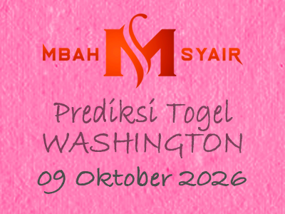 Kode Syair Washington 9 Oktober 2026 Hari Jumat